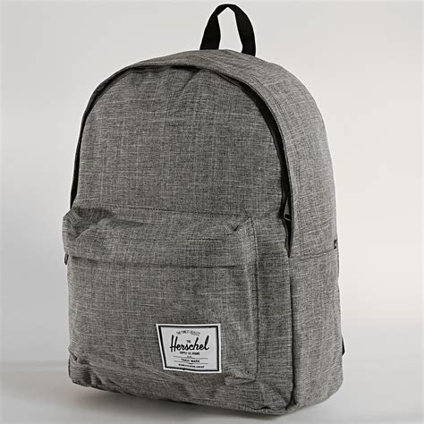 sac gris chine rayure